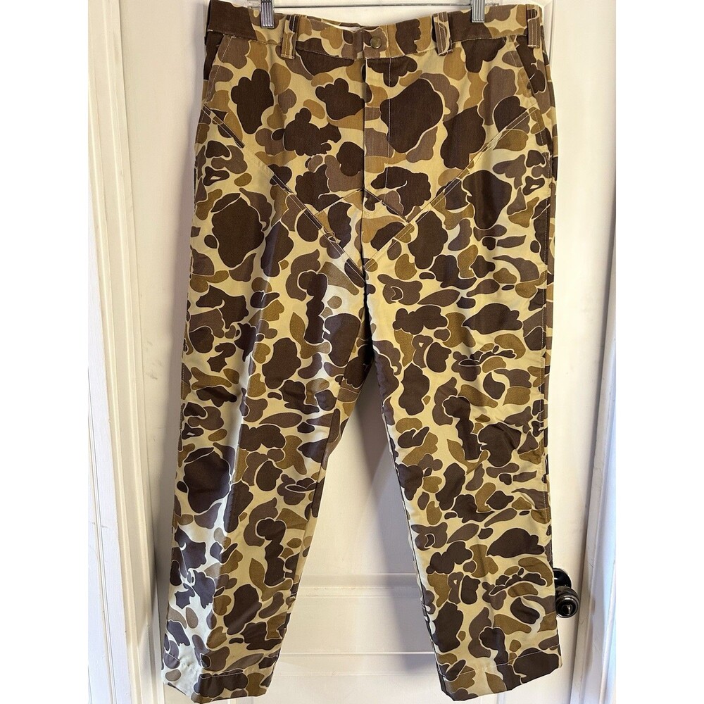 Vintage Four Square Camo Men’s Duck Hunting Frogskin Pants Tag Size 40